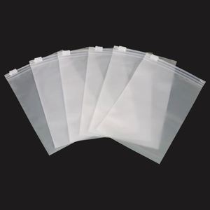 Zipper Bags for Apparel Packaging Slider Frosted Surface Gravure Printing Recycled LDPE Material ISO9001 Certified Recyclable - Product Image 1