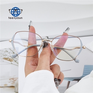 Teenyoun fabbrica all'ingrosso di moda Vintage occhiali ovali femminili di alta qualità per Computer occhiali da vista da uomo Custom <span class=keywords><strong>L</strong></span> - Product Image 4