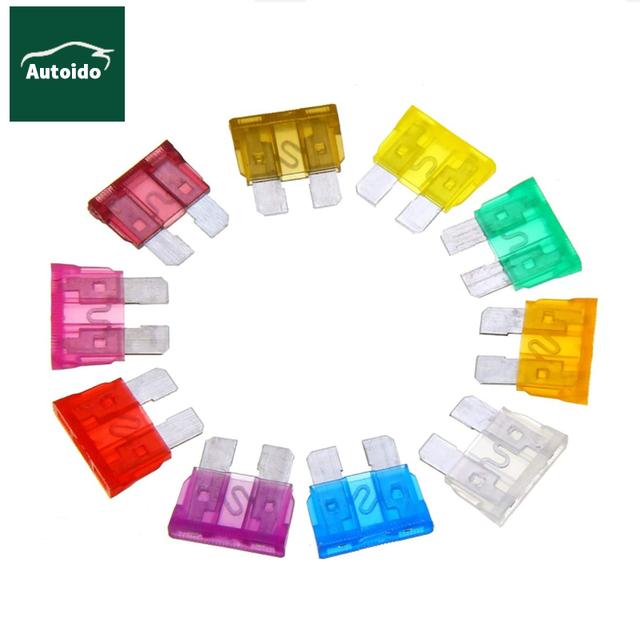 Auto Fuses 5 AMP ATC/ATO Standard Regular Fuse Blade 5A Car Truck Boat Marine RV Excavator Lc300 Peugeot Car Dc Fuse Box Block
