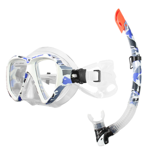 실리콘 스쿠버 다이빙 스노클링 마스크 강화유리 세트 - Product Image 2