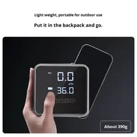 Pompe à air électrique sans fil numérique portable pour pneus de voiture et de véhicule, arrêt automatique, 150 psi, design boîte noire, matériau ABS