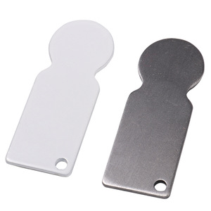 Aksesoris Troli Belanja Serbaguna: Gantungan Kunci Koin Dekorasi Sublimasi Desain Modern dan Cincin Belanja - Semua dalam Satu - Product Image 5