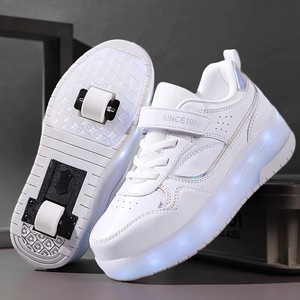 Chaussures à roulettes lumineuses pour enfants, tailles 28-38, pour garçons et filles, pour l'école - Product Image 1