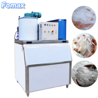 Fabricante Chino Suministra Máquina Industrial para Hacer Hielo en Escamas de 10-15-20-30-40-50-100 Toneladas con Motor, Bomba y Engranaje Esenciales Emerson