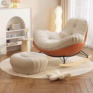 Sillón mecedora Syf S para balcón, sillón de lujo para sala de estar, sillón reclinable para adultos, sofá puf de diseño para el hogar - Product Image 4