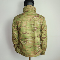 Veste tactique doublée de duvet de canard pour homme, vente en gros personnalisée, coupe-vent, respirante, séchage rapide, camouflage, veste de chasse pour homme