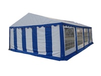 Carpa para Fiestas y Bodas de 10x20 pies, Resistente, para Exteriores, con Ventanas Arqueadas Transparentes, Estructura Metálica Simple, Protección UV, 2 Puertas, para Eventos y Exhibiciones
