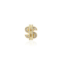 Nouveau Bracelet de dents en forme d'amour croisé USD personnalisé à une seule dent vente chaude dents Grillz dans le commerce extérieur
