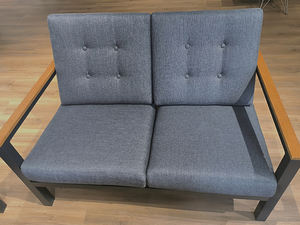 أثاث <span class=keywords><strong>Guangdong</strong></span> foshan خارجي مصنوع من الحديد الزهر ، أثاث منتجع حديث من خشب الساج للعيش في الفناء الخارجي - Product Image 4