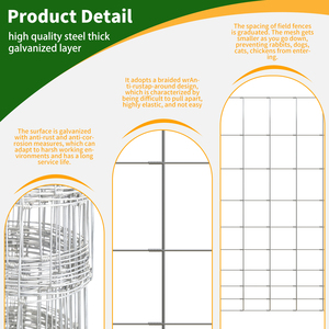 Grillage galvanisé haute résistance, rouleau de clôture agricole à articulations pour bovins et caprins - Product Image 2