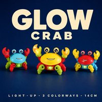 Jouet Crabe Dansant Lumineux en Plastique Rongheqiang avec Éclairage LED pour Bébés et Enfants, Cadeau Animal de Dessin Animé Électrique - OEM/ODM Disponible