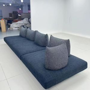 Vải hiện đại sofa Set với kim loại chân cho phòng khách hoặc văn phòng Ý phong cách đồ nội thất thoải mái 3 chỗ ngồi cắt sofa - Product Image 5