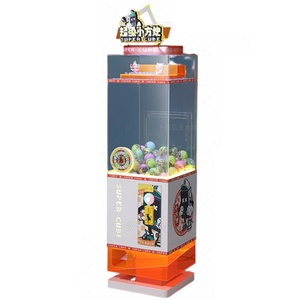 Hot Selling High Quality Coin-operated Mini Small <b>square</b> Twist Egg Machine Super Cube Capsule Toy Vending Machine - Product Image 1