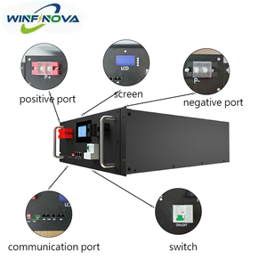 家庭用DIYキット 51.2V 100Ah 5kW 角形リチウムイオン Lifepo4バッテリーボックス ステンレススチールラック 家庭用エネルギー貯蔵用 - Product Image 3