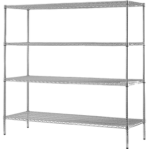 3 Tier Heavy-Duty phòng ngủ showroom hiển thị kim loại kệ cho nhà chrome có thể điều chỉnh giá - Product Image 4