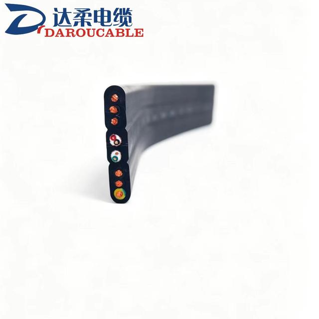 Flame Retardant and Fire-resistant Flat Lift Festoon Cable for Hoist Cranes