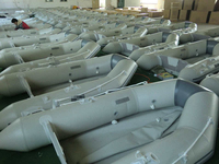 Bateau pneumatique pliable en aluminium Beileji pour ramer
