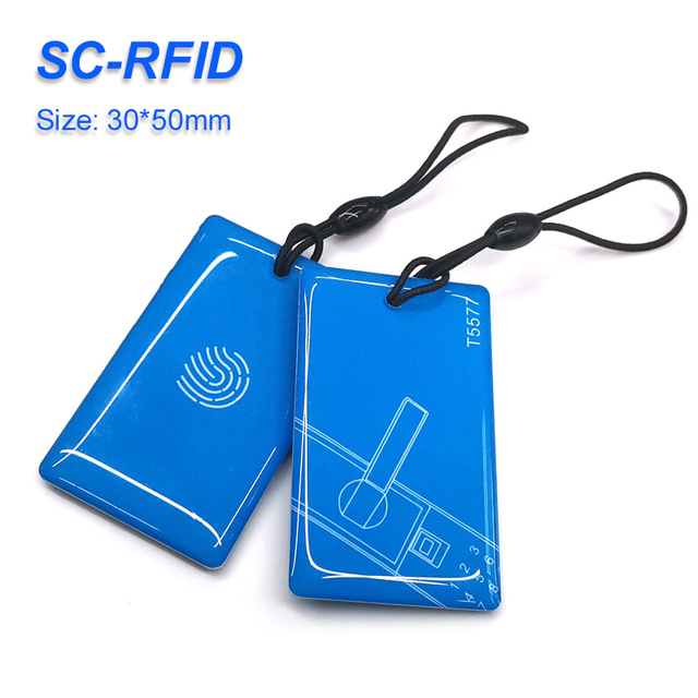 RFID Factory Rewritable Smart Key Nfc Chip Copier Badge T5577 Duplicator C-opy Token Rfid Clone Changeable Epoxy Card