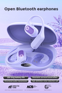 <span class=keywords><strong>Casque</strong></span> Bluetooth BYZ S500 à oreille ouverte, écouteurs sans fil à conduction aérienne avec Bluetooth 5.4, conçu pour le sport, la course à pied, la salle de sport, l'entraînement - Product Image 3