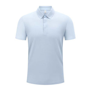 เสื้อโปโลไนลอนผู้ชาย สีพื้น สำหรับทำงานหรือใส่ทั่วไป สีเทา สีฟ้าอ่อน สีกรมท่า สีดำ สีขาว สีเขียวอ่อน แขนสั้น แบบยูนิฟอร์ม - Product Image 2