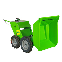 Batterie Mini dumper zum Verkauf Elektrische Allrad Mini Dumper Beton Power Barrow Buggys Garden Wheel Barrow