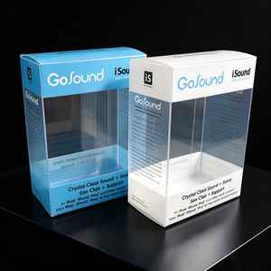 Boîte en plastique pliable personnalisée, recyclable, transparente CMYK, boîtes transparentes pliables en APET/PVC, emballage cadeau recyclable - Product Image 6