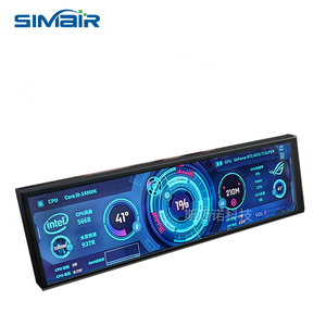 Display LCD lungo <span class=keywords><strong>8</strong></span>.<span class=keywords><strong>8</strong></span> pollici, <span class=keywords><strong>Monitor</strong></span> dello schermo secondario per Computer/monitoraggio in tempo reale, AIDA64, custodia - Product Image 5