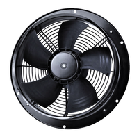 Ventilateurs axiaux professionnels d'usine 500 mm 8 EC pour le refroidissement et l'extraction des serres, pales en fer, courant AC/DC pour chambre froide
