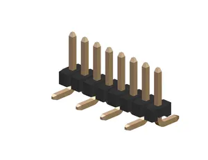 5 pins PCB dayanağı çift izolatör 0.05 inç 1.27mm Pitch otomobil pin başlık konnektör terminali