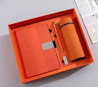 Nouveaux coffrets cadeaux promotionnels personnalisés imprimés UV, articles cadeaux d'entreprise pour cadres, journal en acier inoxydable A5, stylo, thermos
