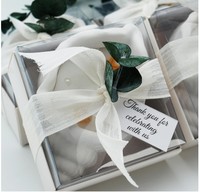 Bougie artisanale en cire de soja aromatique à la lavande et à la vanille, en forme de coquillages, pour la décoration de mariage, la décoration de la maison, les cadeaux de fête prénatale ou Noël