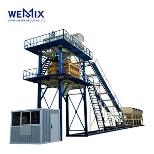 MHZS120 Centrale à béton sans fondation Centrale à béton sans fondation Alimentation par courroie sans fondation Usine à béton prête à l'emploi - Product Image 1