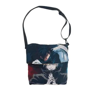 Animation Japan Shoulder Shopping Bag Woven Ladies Messenger Handbag Foldable Tapestry Throw Drawing Custom Tote Bag