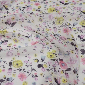 Tela <span class=keywords><strong>de</strong></span> Georgette <span class=keywords><strong>de</strong></span> Seda 100% Pura, Suave, Transpirable, con Estampado Floral, <span class=keywords><strong>de</strong></span> la Mejor Calidad, para Vestidos <span class=keywords><strong>de</strong></span> Verano para <span class=keywords><strong>Mujer</strong></span> - Product Image 6