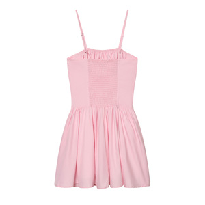 <span class=keywords><strong>Vestido</strong></span> <span class=keywords><strong>Midi</strong></span> Personalizado Primavera 2026 sin Tirantes con <span class=keywords><strong>Espalda</strong></span> Fruncida y Tirantes Finos, sin <span class=keywords><strong>Espalda</strong></span> y Hombros Descubiertos, OEM de Fábrica de Ropa China - Product Image 2