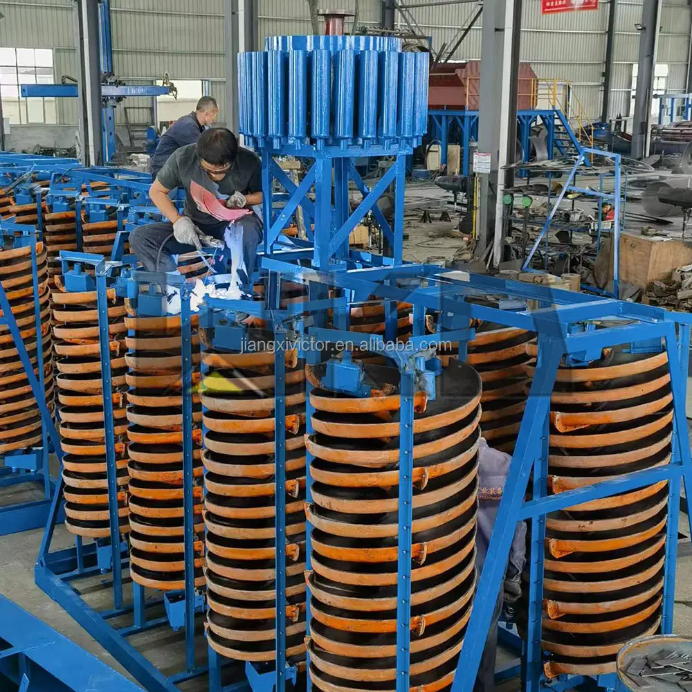 Complete Humphrey 5LL Mineral Processing Spiral Concentrator for Gold Mining Plant