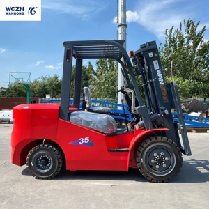 WGZN批发价格柴油叉车3.5吨全液压系统货物柴油叉车 - Product Image 1