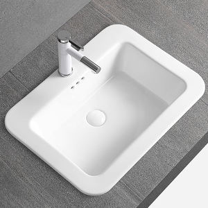 Lavabos encastrés évier moderne à la pointe de la technologie Cuve à linge poêle <span class=keywords><strong>en</strong></span> terra cuvette unique Navire <span class=keywords><strong>en</strong></span> marbre-grès au-dessus du comptoir - Product Image 1