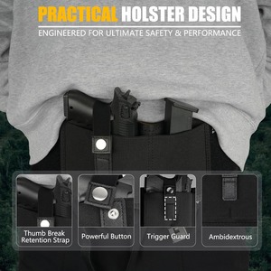 Neoprene Carry Gun Holster for <strong>Handguns</strong> Gun <strong>Holder</strong> Belt&amp;Carrier - Product Image 5