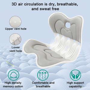 Penopang punggung ergonomis kecil dan fleksibel, dengan bantal penopang pinggang koreksi postur dan fitur perlindungan pinggang - Product Image 5