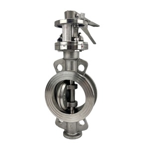 Válvula de mariposa de sellado hermético de acero inoxidable D71W con operación manual y abrazadera, resistente a altas temperaturas para equipos - Product Image 4