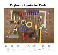 Support mural métallique multi-outils pour visseuses, pinces et outils à main, fixation murale pour garage, couleur personnalisable, directement de l'usine