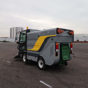 Balayeuse de voirie électrique à quatre roues avec aspiration haute pression, balayeuse de <span class=keywords><strong>sol</strong></span>, <span class=keywords><strong>balai</strong></span> motorisé, alimentée par batterie, bac à poussière de 240 L - Product Image 5