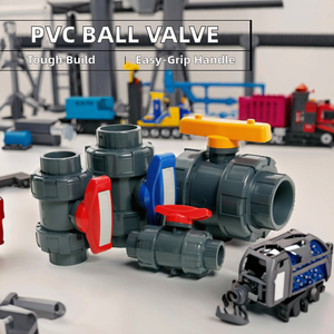 2 & 3 तरीका 1/2 इंच cpvc गेंद वाल्व के साथ तितली हैंडल मैनुअल पानी नियंत्रण ओएम अनुकूलन अनुकूलन योग्य - Product Image 3