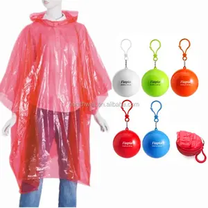 Poncho de emergencia desechable, impermeable, personalizado, venta al por mayor