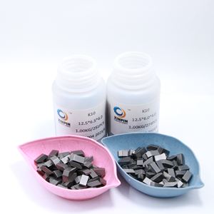 رؤوس منشار من كربيد التنجستن <span class=keywords><strong>K10</strong></span> لشفرات المنشار الشريطي ذات الحواف الكربيدية - Product Image 3