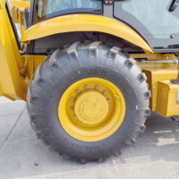 Mesin Konstruksi Berat 388 Baru 4x4 Backhoe Loader Full Hydraulic Wheel Loader Backhoe dengan Mesin 93KW