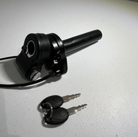 Neuestes Design: Vollständig gedrehter Surron-Style Gasgriff mit Schlüsselzündung und Lenkergriff für Ridstar Q20/Q20Pro/H20 Elektro-Dirtbike