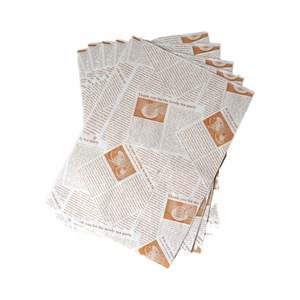 Papel Laminado Reciclable Resistente a la Grasa Personalizado para Envolver Hamburguesas, Rollos de Pollo, Pan, Sándwiches, Pasteles, Impresión por Grabado - Product Image 4