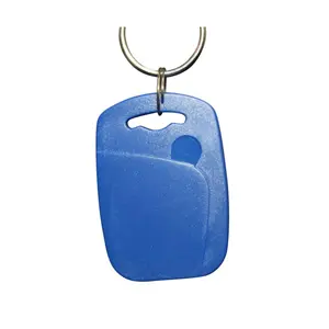 ABS Waterproof Rewritable Key Tag 13.56MHz Plastic Key Chains For Access Control Key Fob